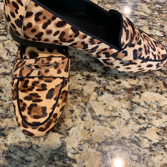 ANTONIO MELANI Leopard Print Flats Size 8 - Picture 2 of 4